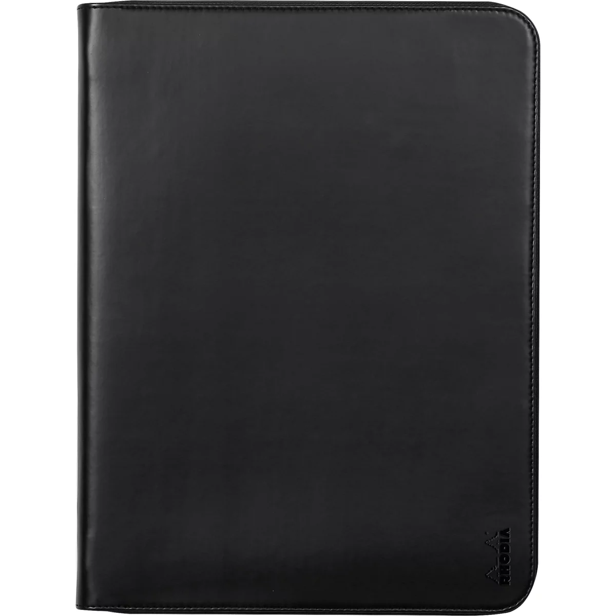 Rhodia Konferenzmappe, DIN A4, 255 x 340 mm, Reissverschluss, Kunstleder, Kartenfächer, Stiftehalter