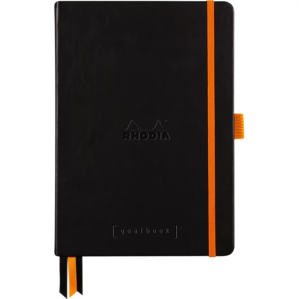 Rhodia Notizbuch Goalbook, 120 Blatt, DIN A5, 90 g/m², Hardcover, gepunktet, schwarz