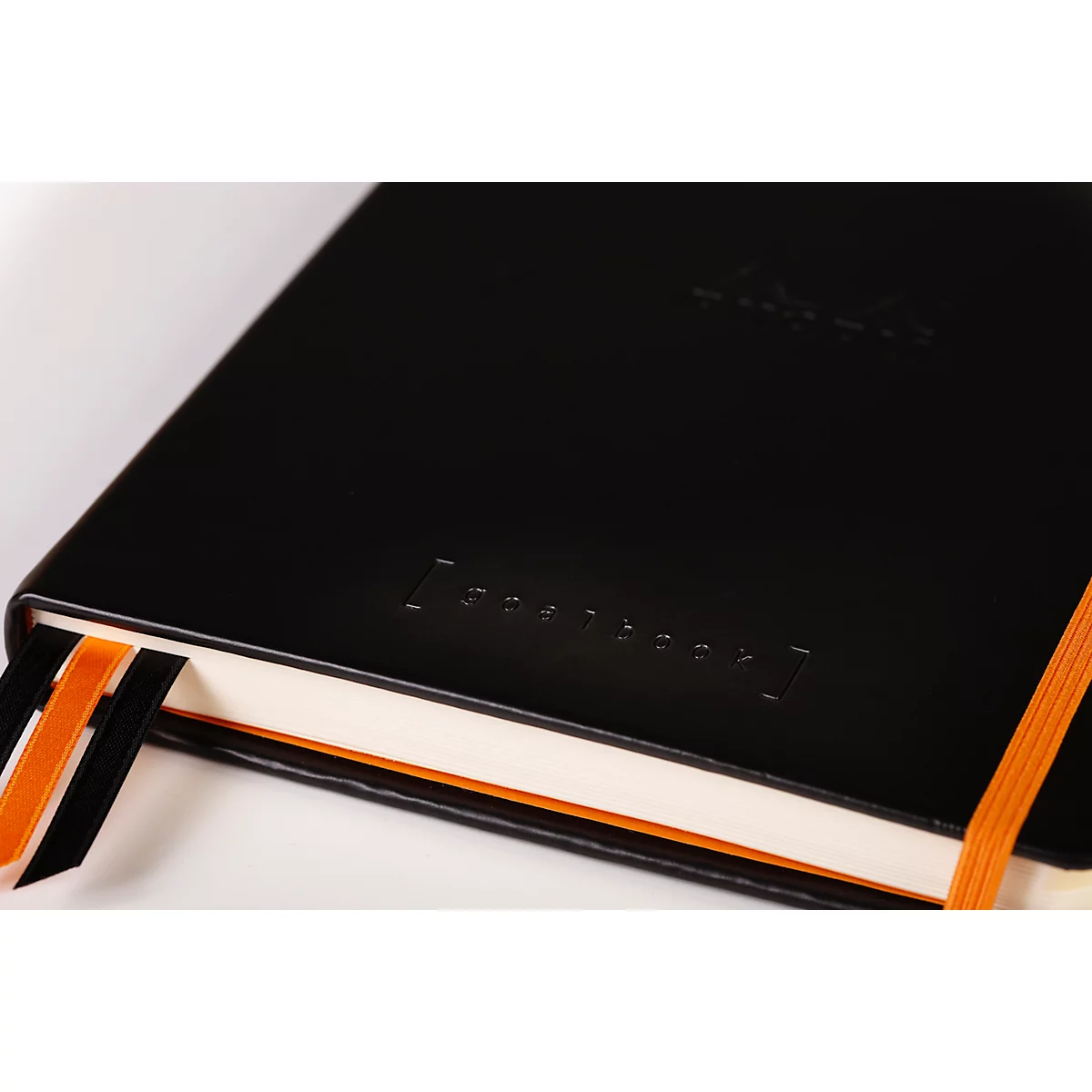 Rhodia Notizbuch Goalbook, 120 Blatt, DIN A5, 90 g/m², Hardcover, gepunktet, schwarz