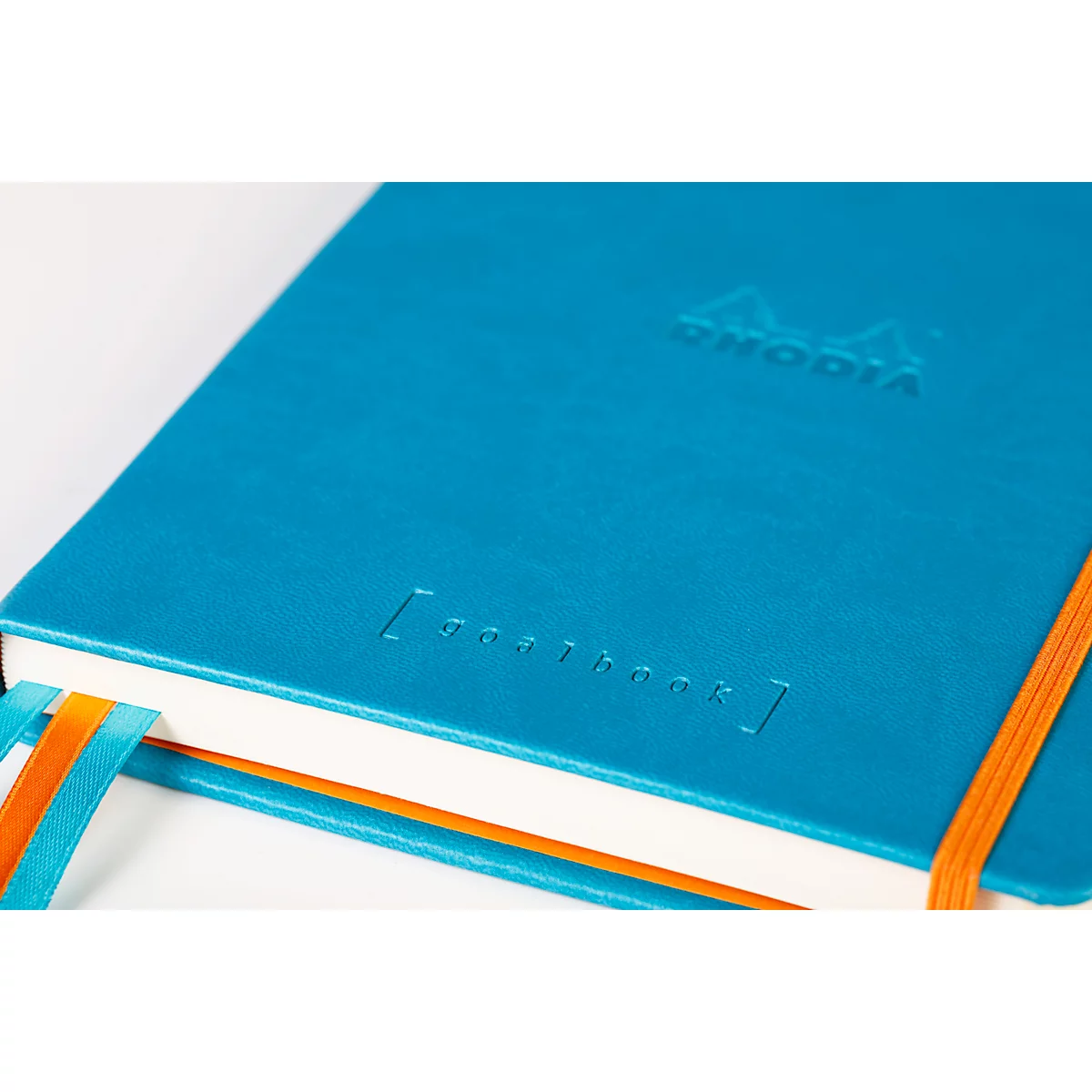 Rhodia Notizbuch Goalbook, 120 Blatt, DIN A5, 90 g/m², Hardcover, gepunktet, türkis