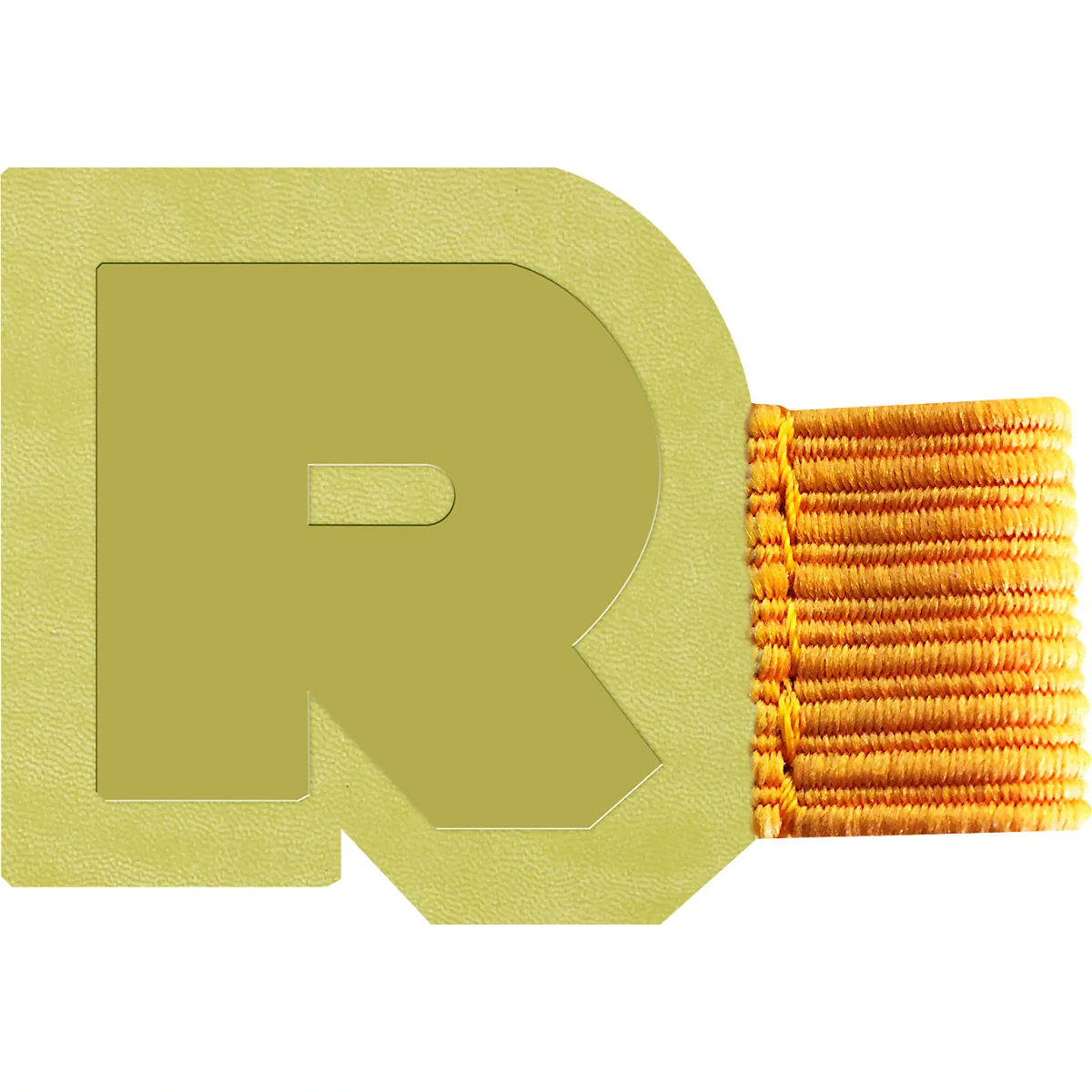 Rhodiarama Stifthalter, selbsthaftend, Gummischlaufe, 40 x 30 mm, anis