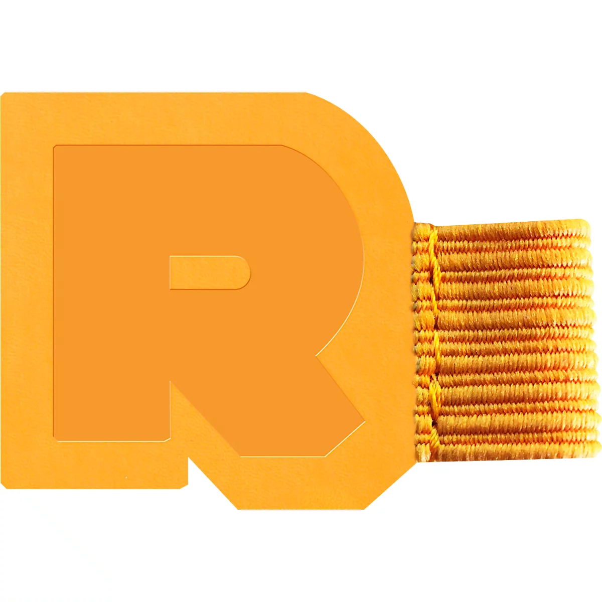 Rhodiarama Stifthalter, selbsthaftend, Gummischlaufe, 40 x 30 mm, orange