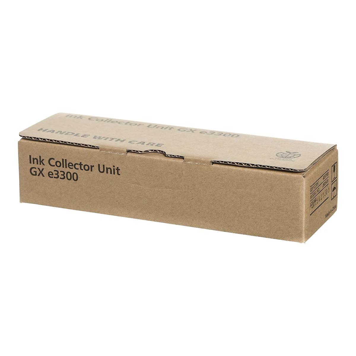Karton mit Aufschrift Ink Collector Unit GX e3300.