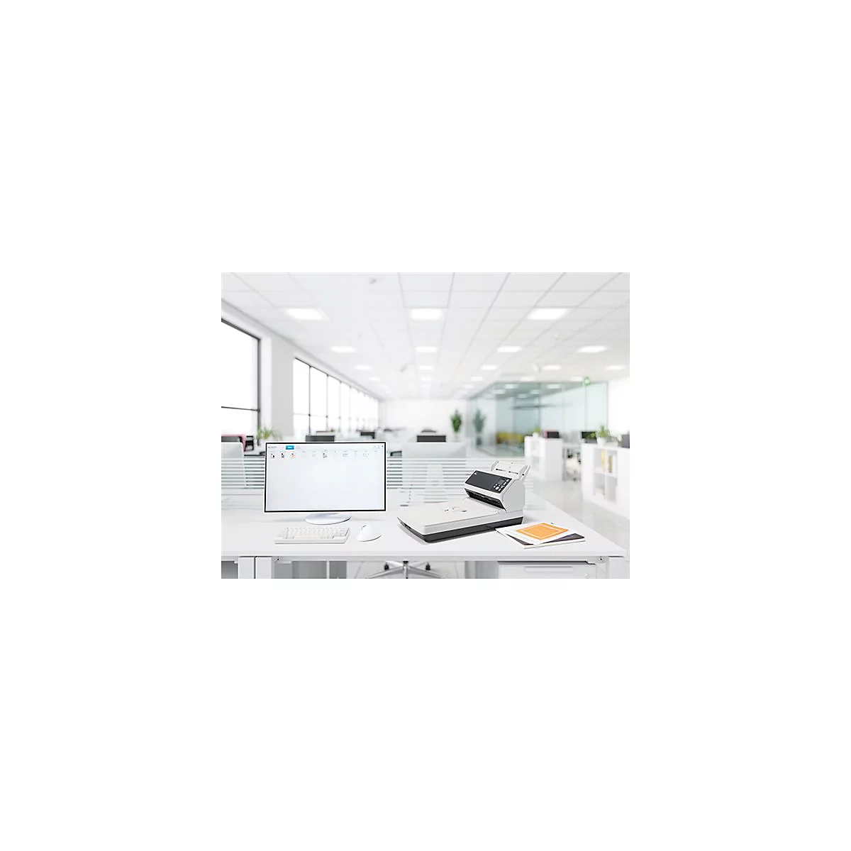 Ricoh fi-8290 - Dokumentenscanner - Flachbett: CCD / ADF: Dual CIS - Duplex - 216 x 355.6 mm - 600 dpi x 600 dpi