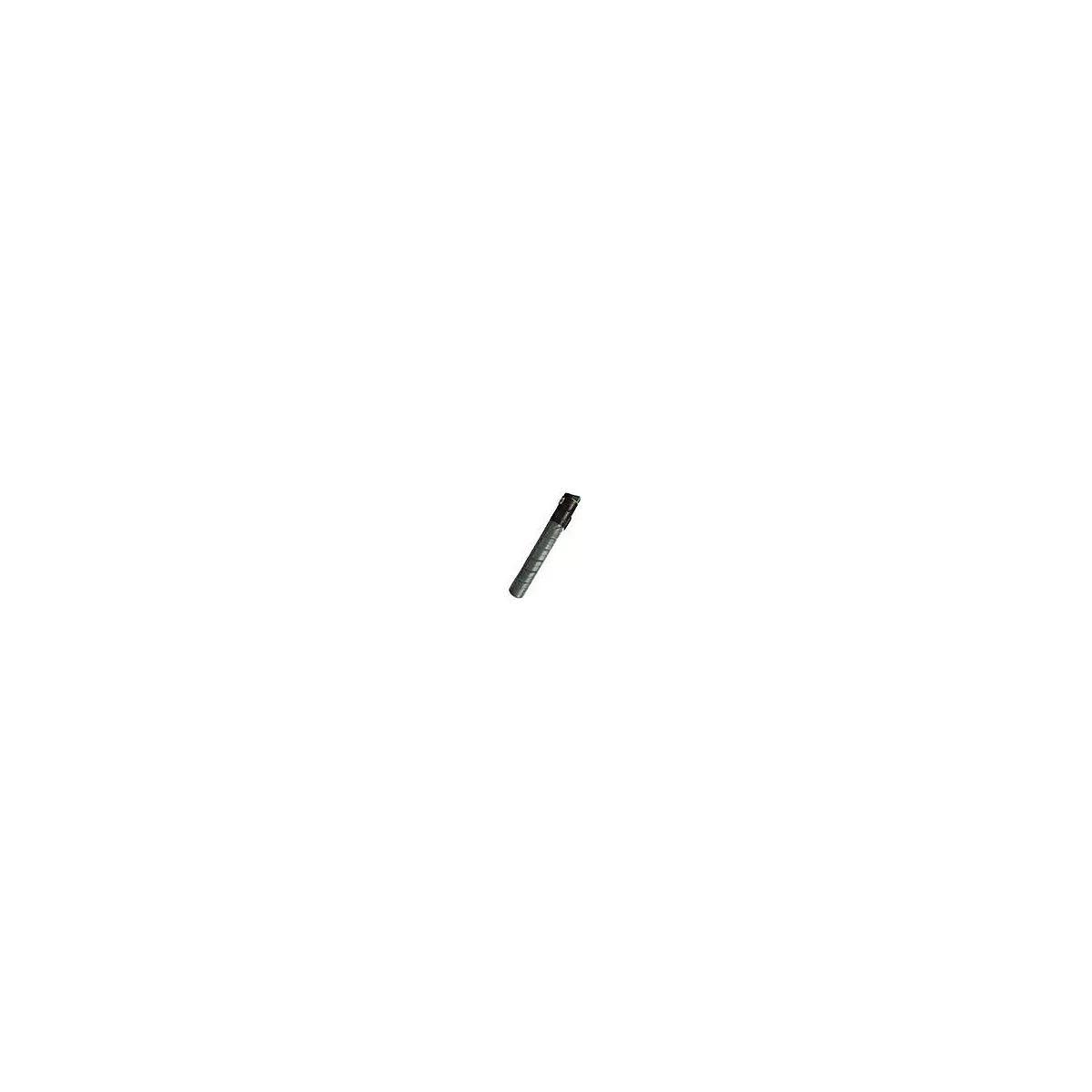 Ein grüner, zylindrischer Stift, vermutlich ein Toner, mit schwarzem Deckel.