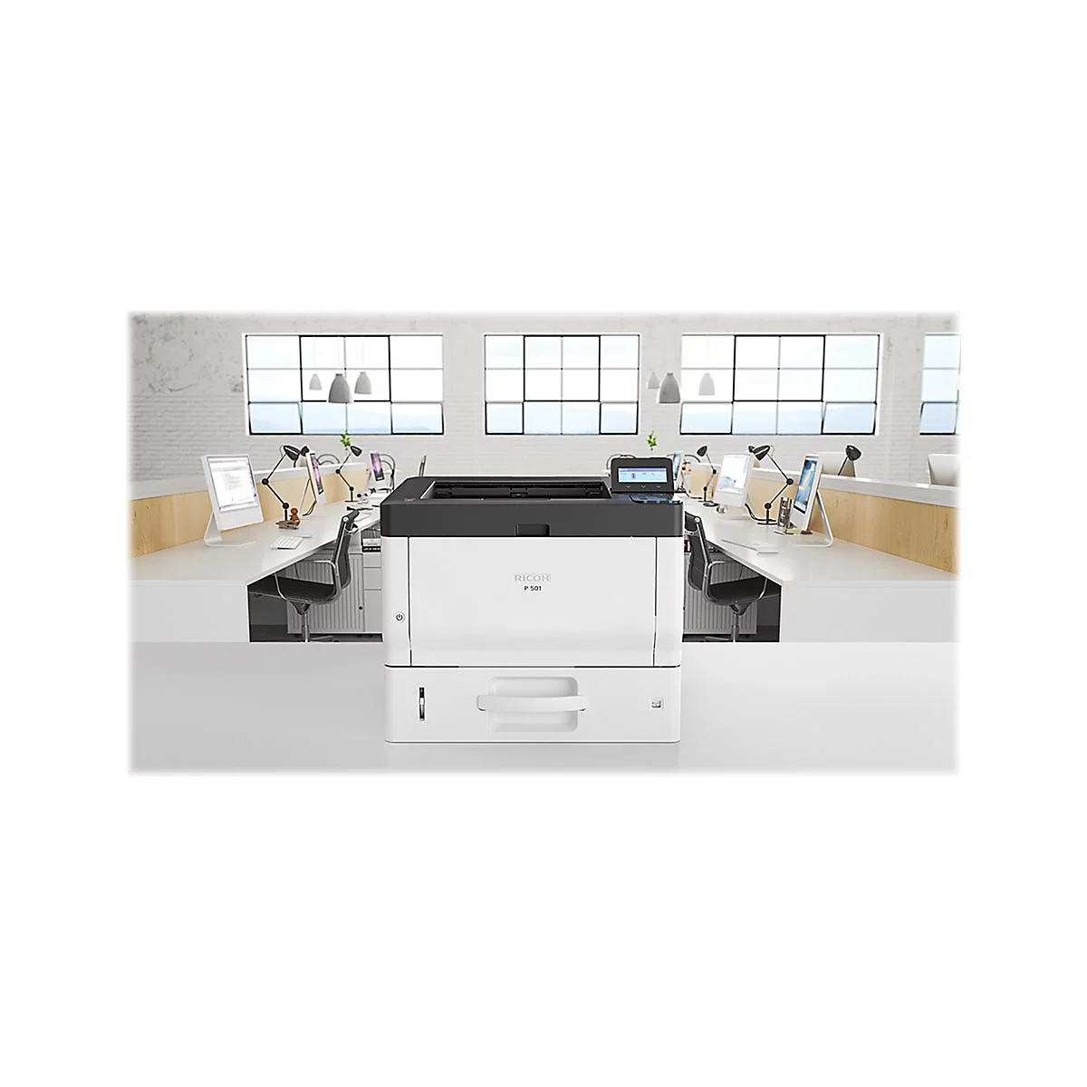 Ricoh P 501 - Drucker - s/w - Duplex - LED - A4