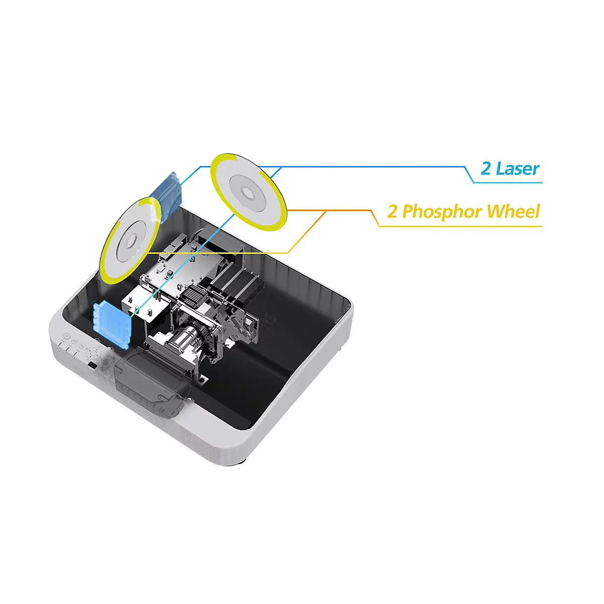 Ricoh PJ UHL3660 - DLP-Projektor - Laser - 6500 lm - 3840 x 2160 - 16:9
