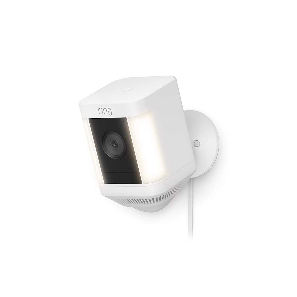 Ring Spotlight Cam Plus Plug-In - Netzwerk-Überwachungskamera - Außenbereich - witterungsbeständig - Farbe (Tag&Nacht) - 1080p