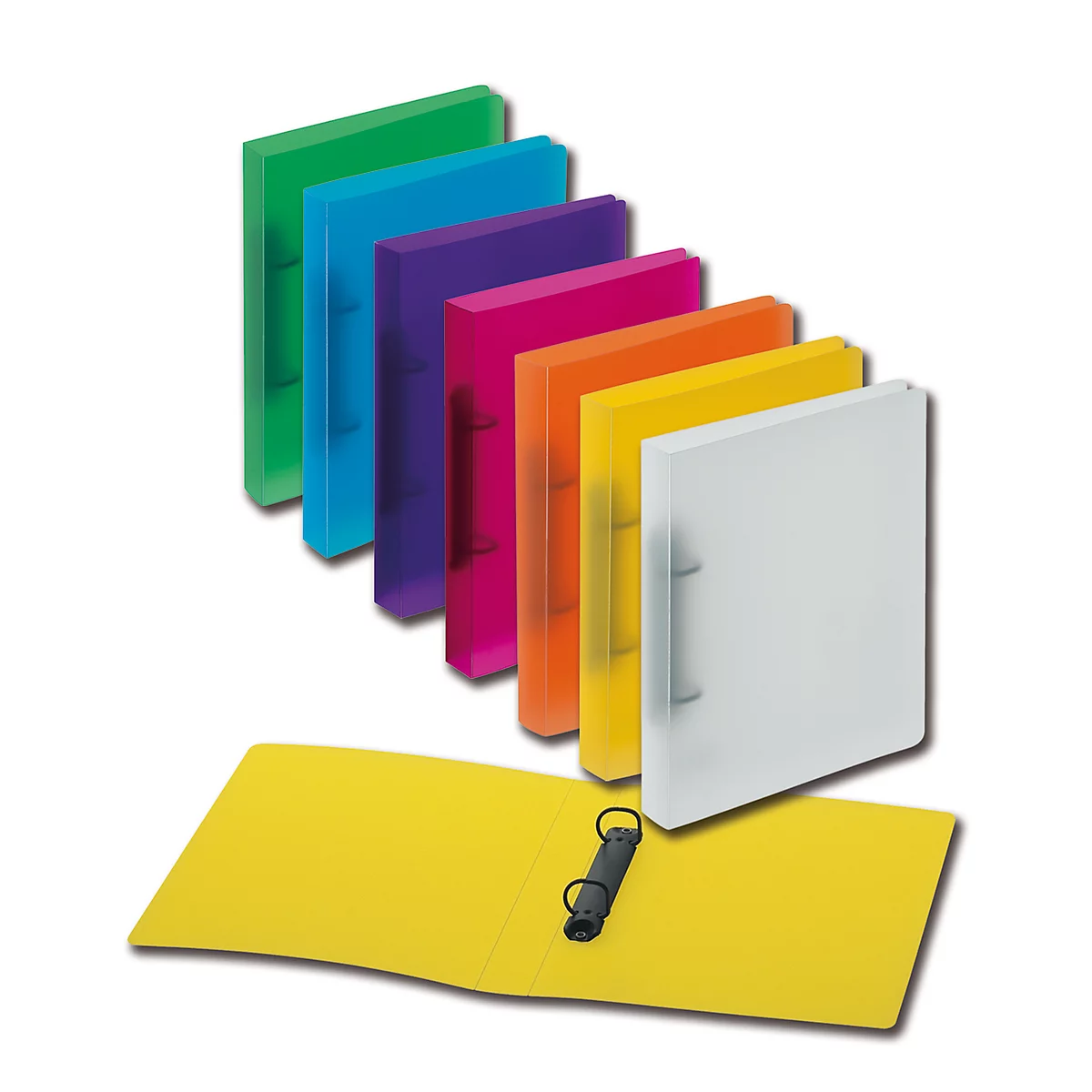 Ringbuch Kolma Easy, A5, KolmaFlex, halbtransparent, farblos