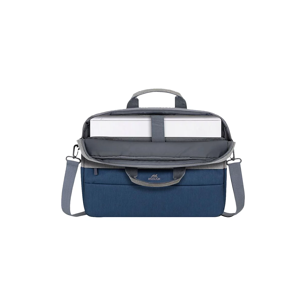 Riva Case 75 series 7532 - Notebook-Tasche - 39.6 cm (15.6') - Grau, dunkelblau