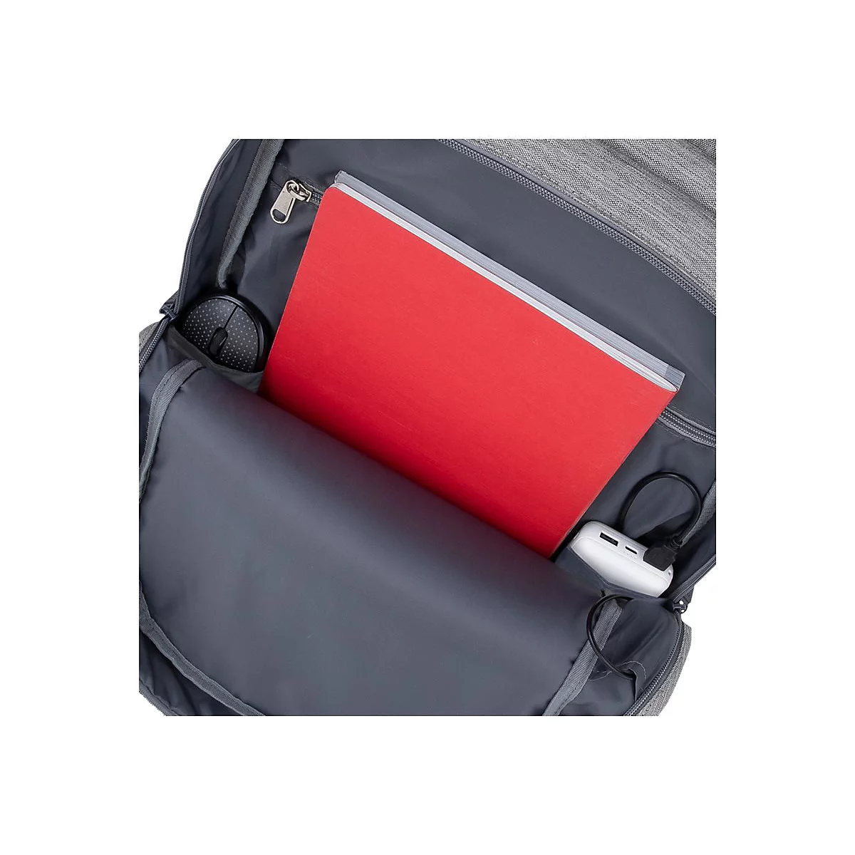 Riva Case 75 series 7567 - Notebook-Rucksack - 43.9 cm (17.3') - Grau, dunkelblau