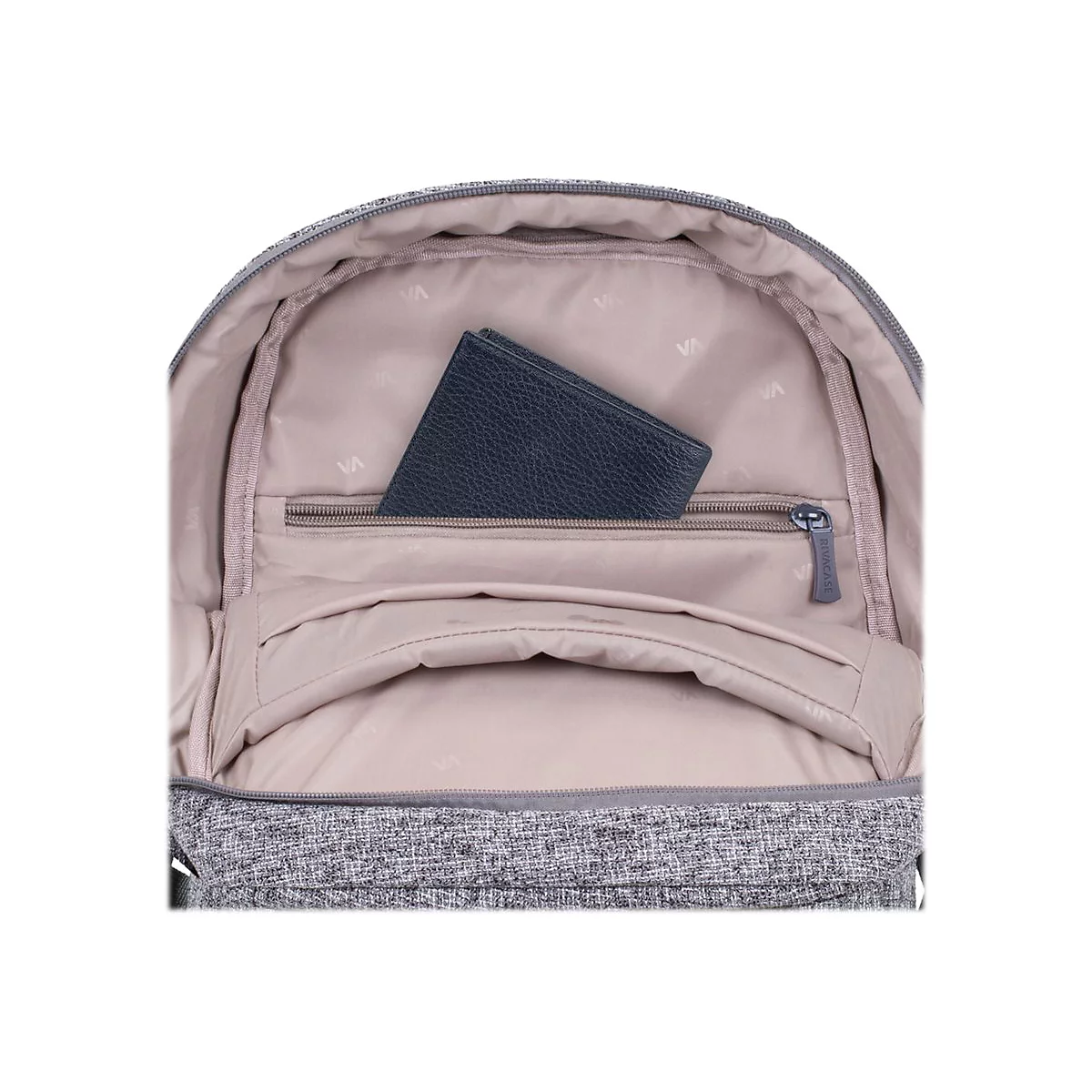 Riva Case Anvik 7923 - Notebook-Rucksack - 33.8 cm - bis zu 13,3' - Hellgrau