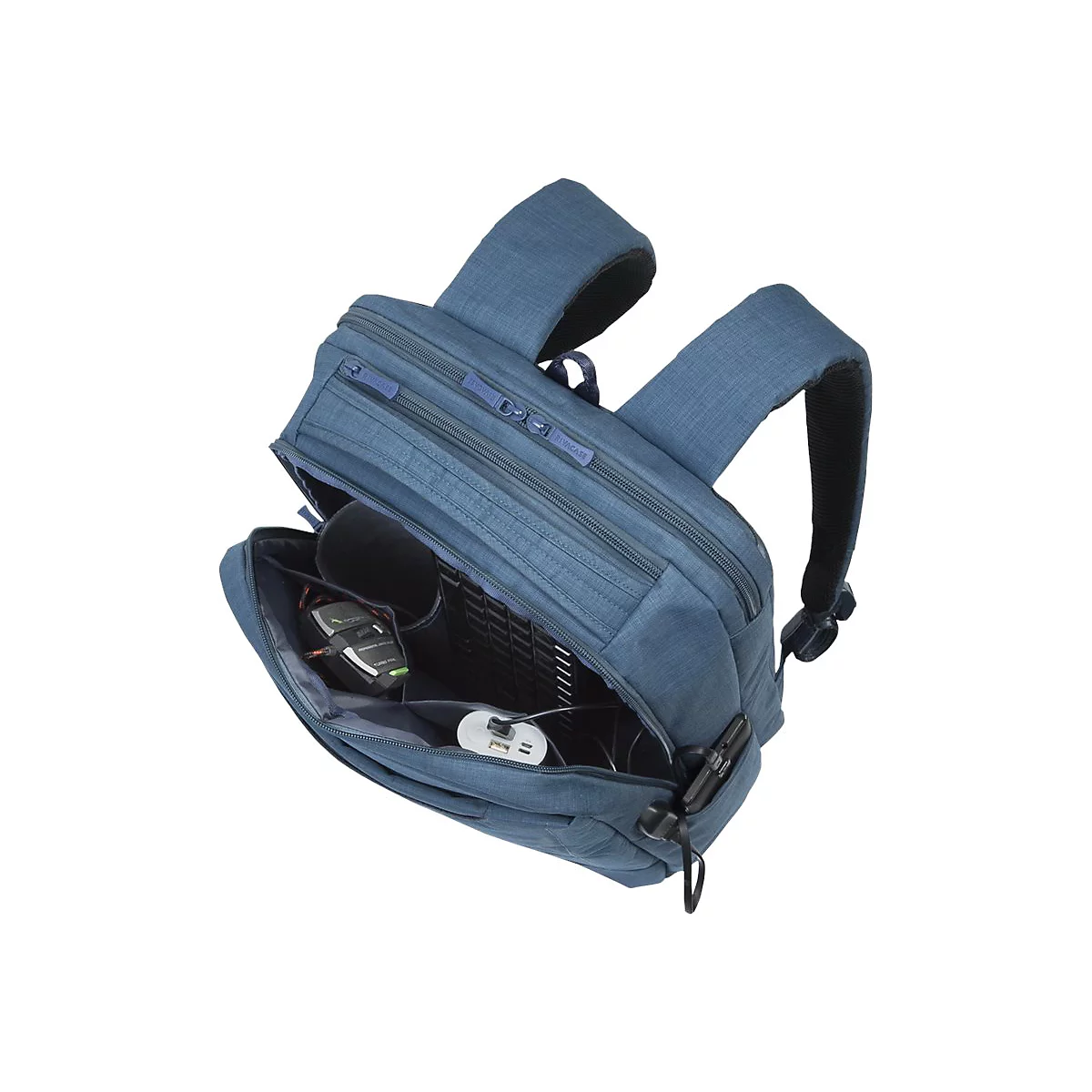 Riva Case Biscayne 8365 - Notebook-Rucksack - 43.9 cm (17.3') - Blau
