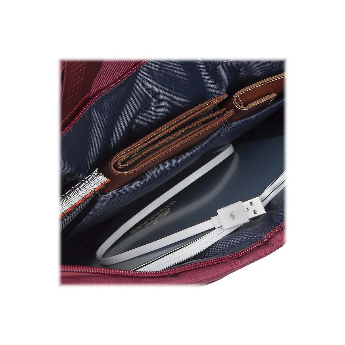 Riva Case Biscayne - Notebook-Tasche - 39.6 cm (15.6') - Rot
