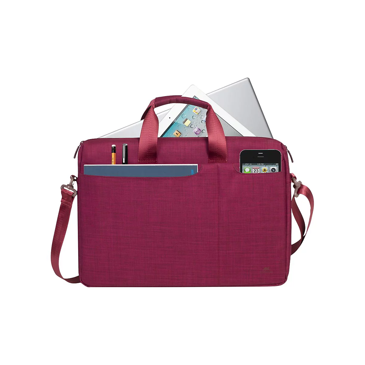 Riva Case Biscayne - Notebook-Tasche - 39.6 cm (15.6') - Rot