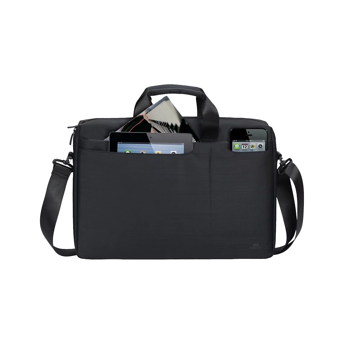 Riva Case Biscayne - Notebook-Tasche - 39.6 cm (15.6') - Schwarz