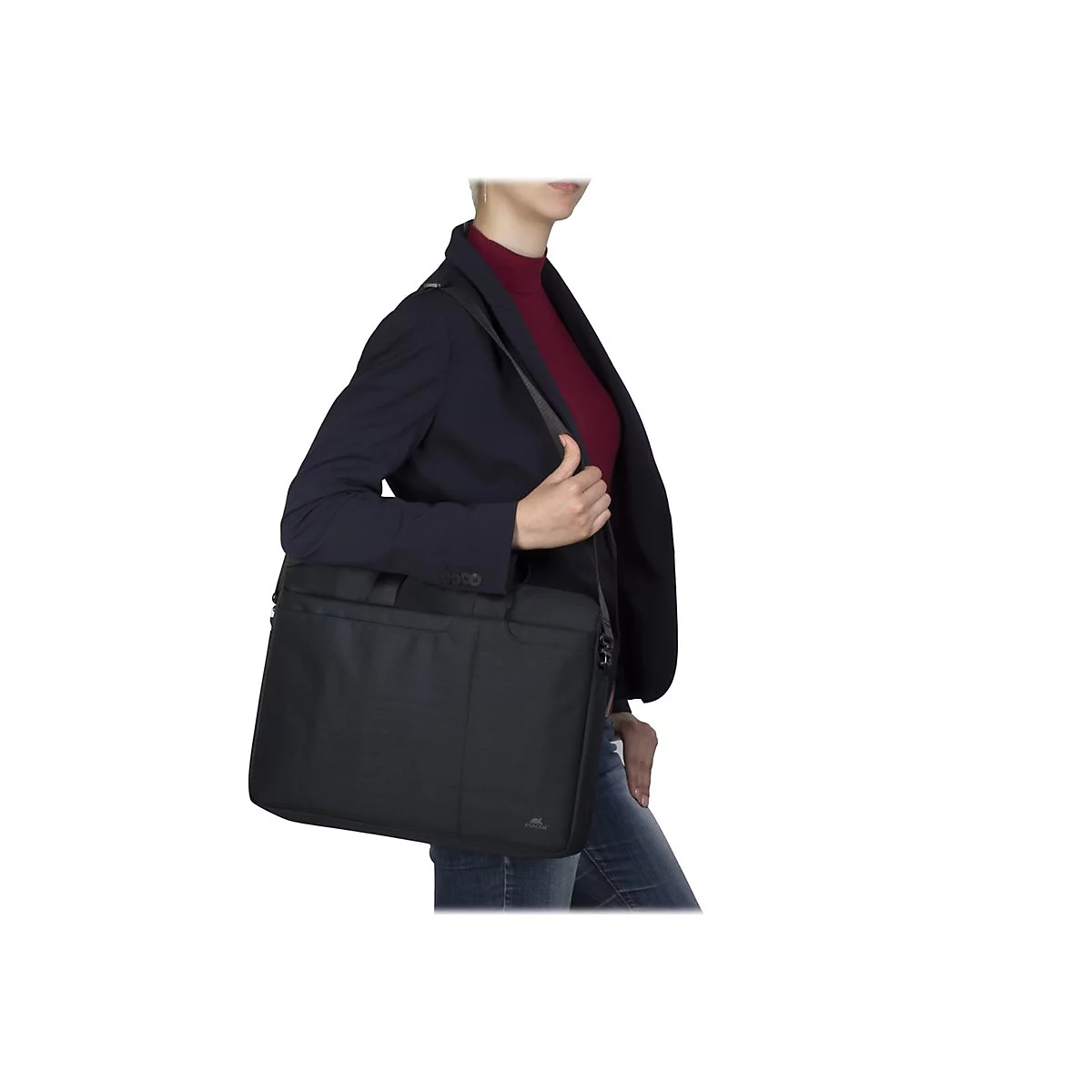Riva Case Biscayne - Notebook-Tasche - 39.6 cm (15.6') - Schwarz