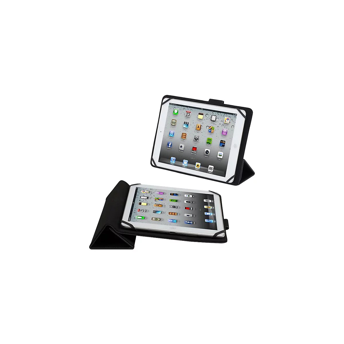 Riva Case Malpensa 3137 Universal Case - Flip-Hülle für Tablet - Polyurethan-Kunstleder - Schwarz - 10.1'