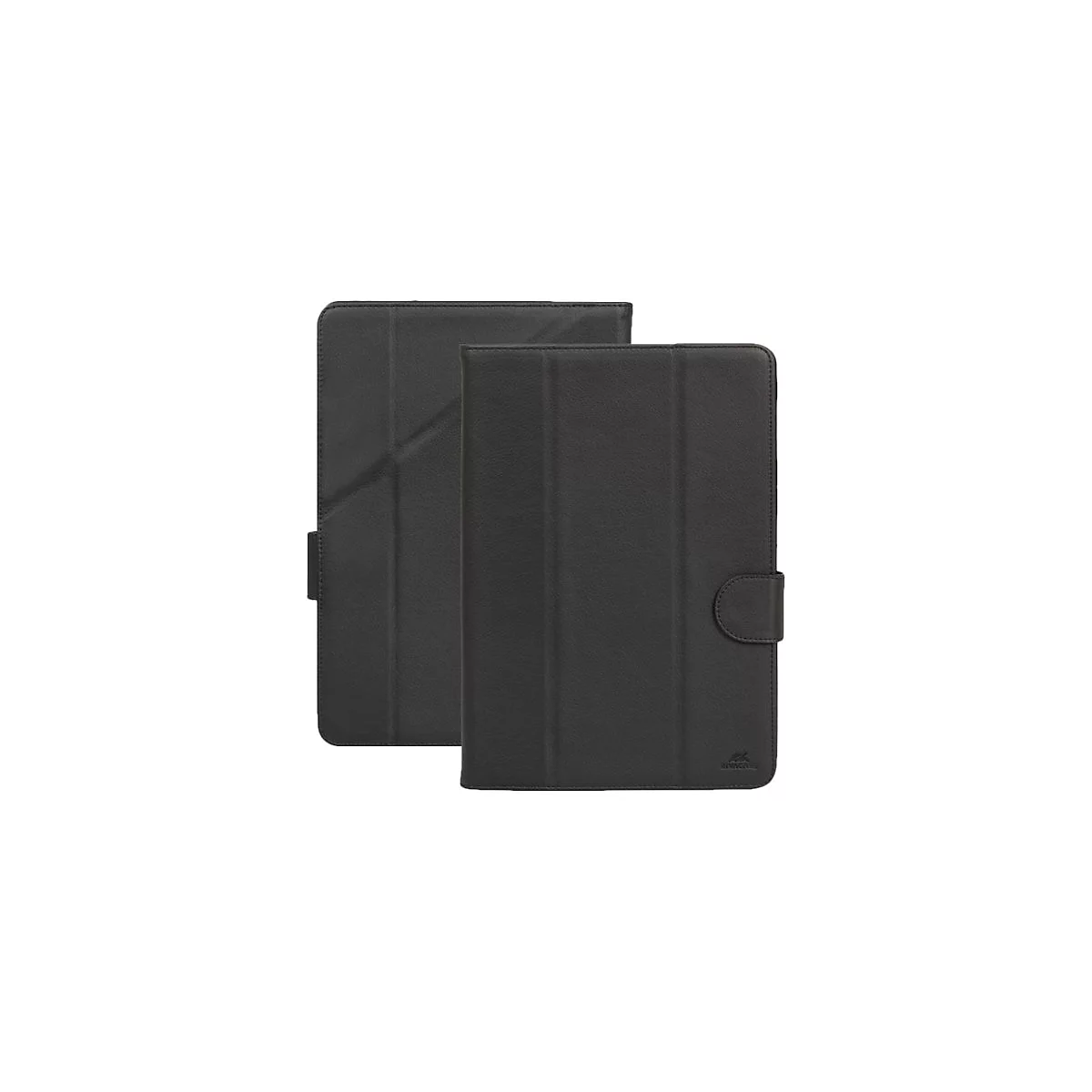 Riva Case Malpensa 3137 Universal Case - Flip-Hülle für Tablet - Polyurethan-Kunstleder - Schwarz - 10.1'