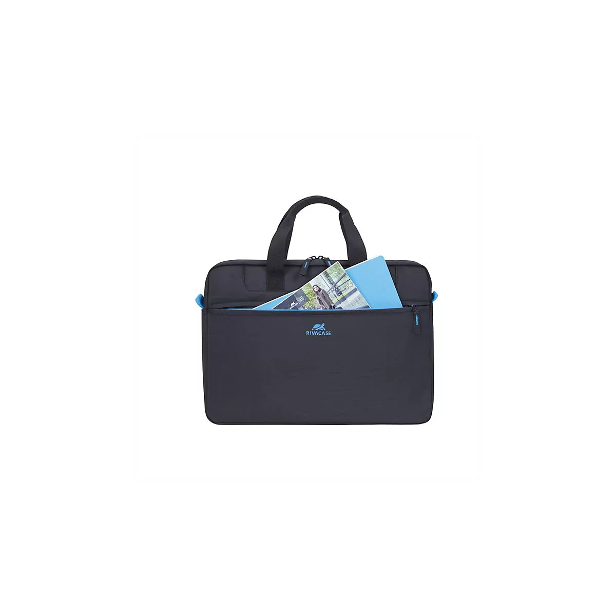 Riva Case Regent series 8037 - Notebook-Schultertasche - 39.6 cm (15.6') - Schwarz