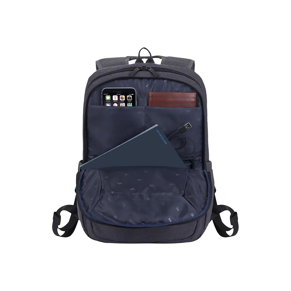 Riva Case Suzuka 7760 - Notebook-Rucksack - 39.6 cm (15.6') - Schwarz