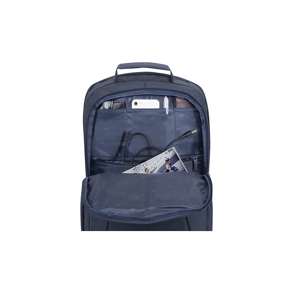 Riva Case Tegel 8460 - Notebook-Rucksack - 43.9 cm (17.3') - dunkelblau