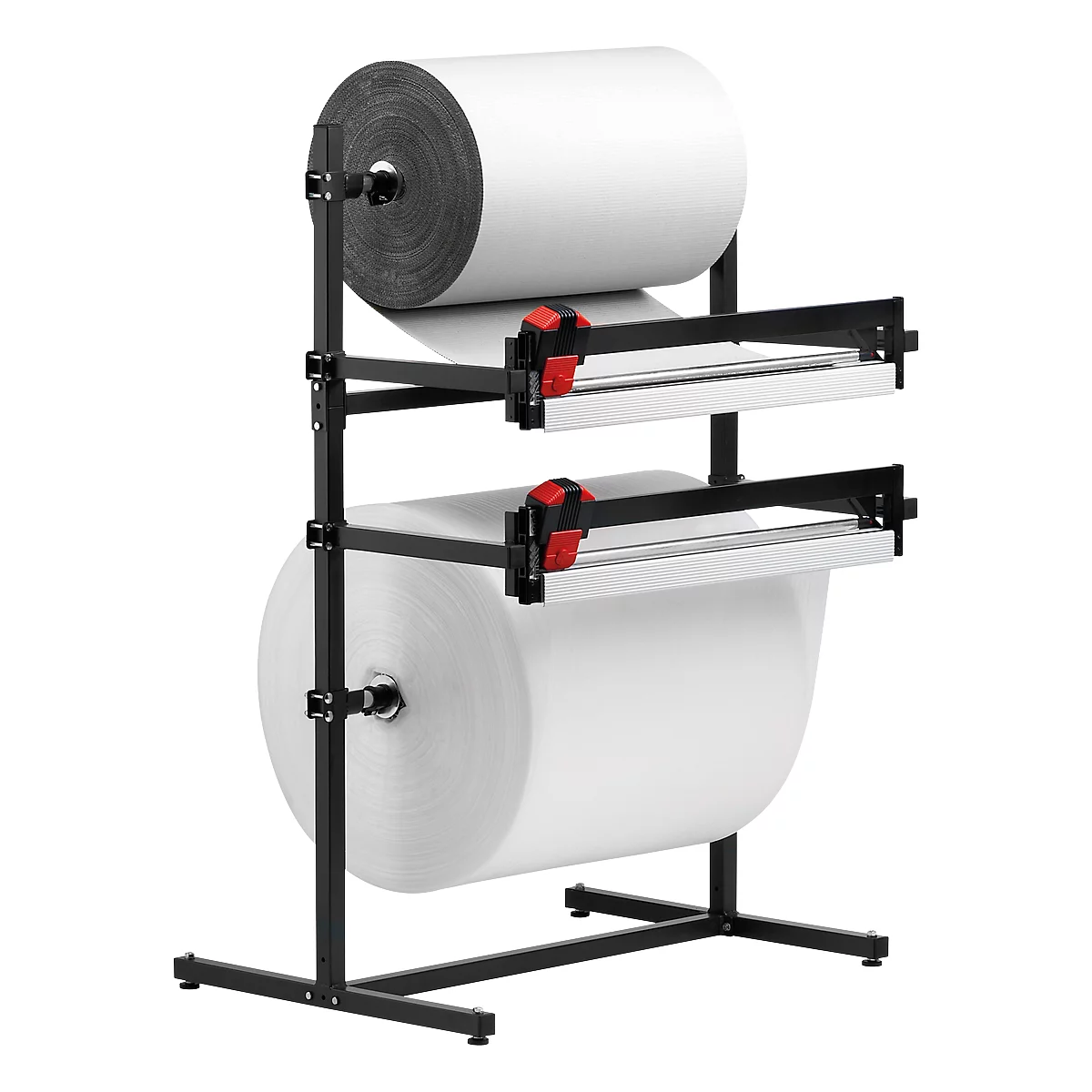 Rocholz Doppel-Schneidständer System, feststehend, waagerecht, Schnittbreite 750 mm, B 1120 x T 850 x H 1665 mm