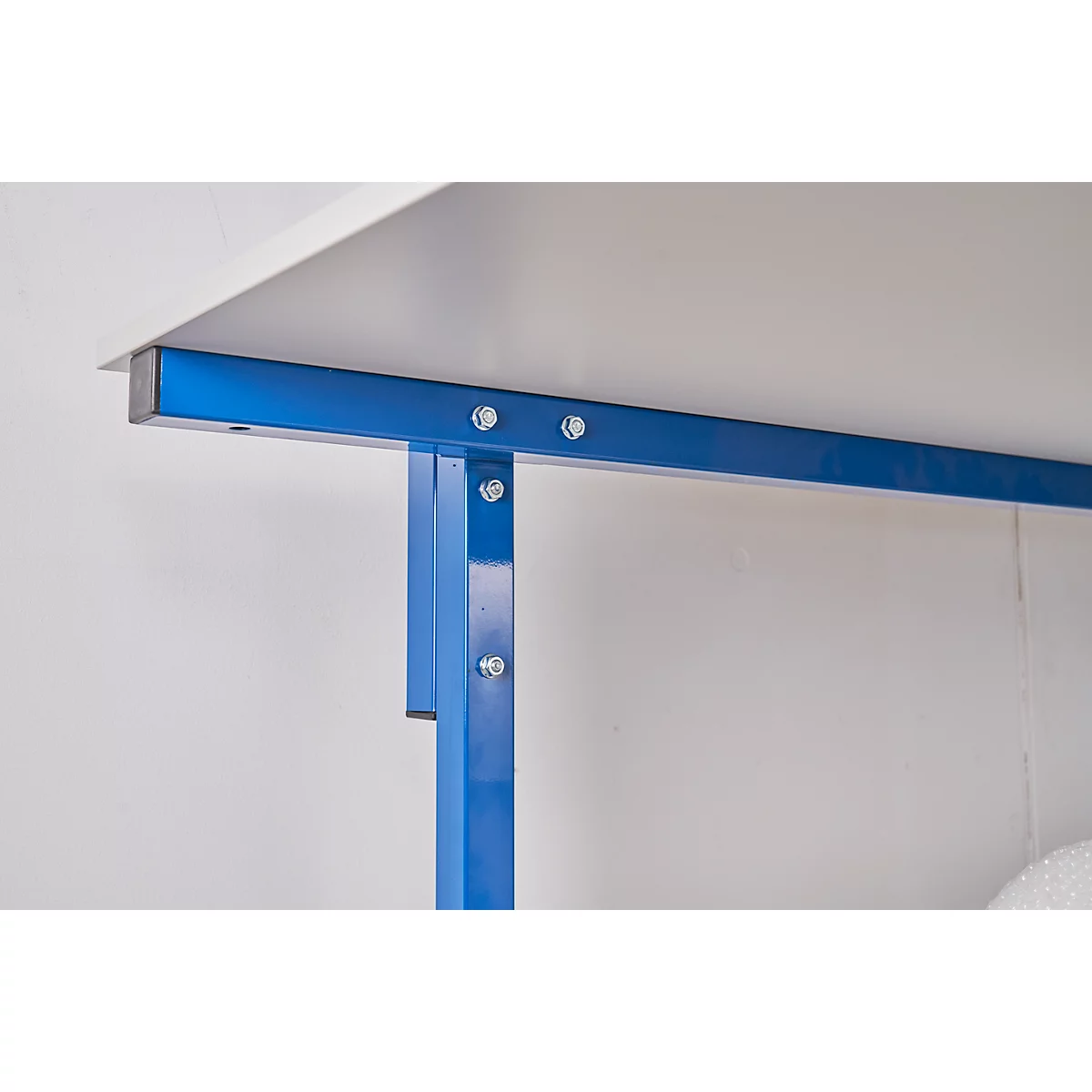 Rocholz Komplett-Packtisch I, inkl. Abrollvorrichtung und Schneidsystem, Arbeitsplatte B 2000 x T 800 mm, bis 100 kg