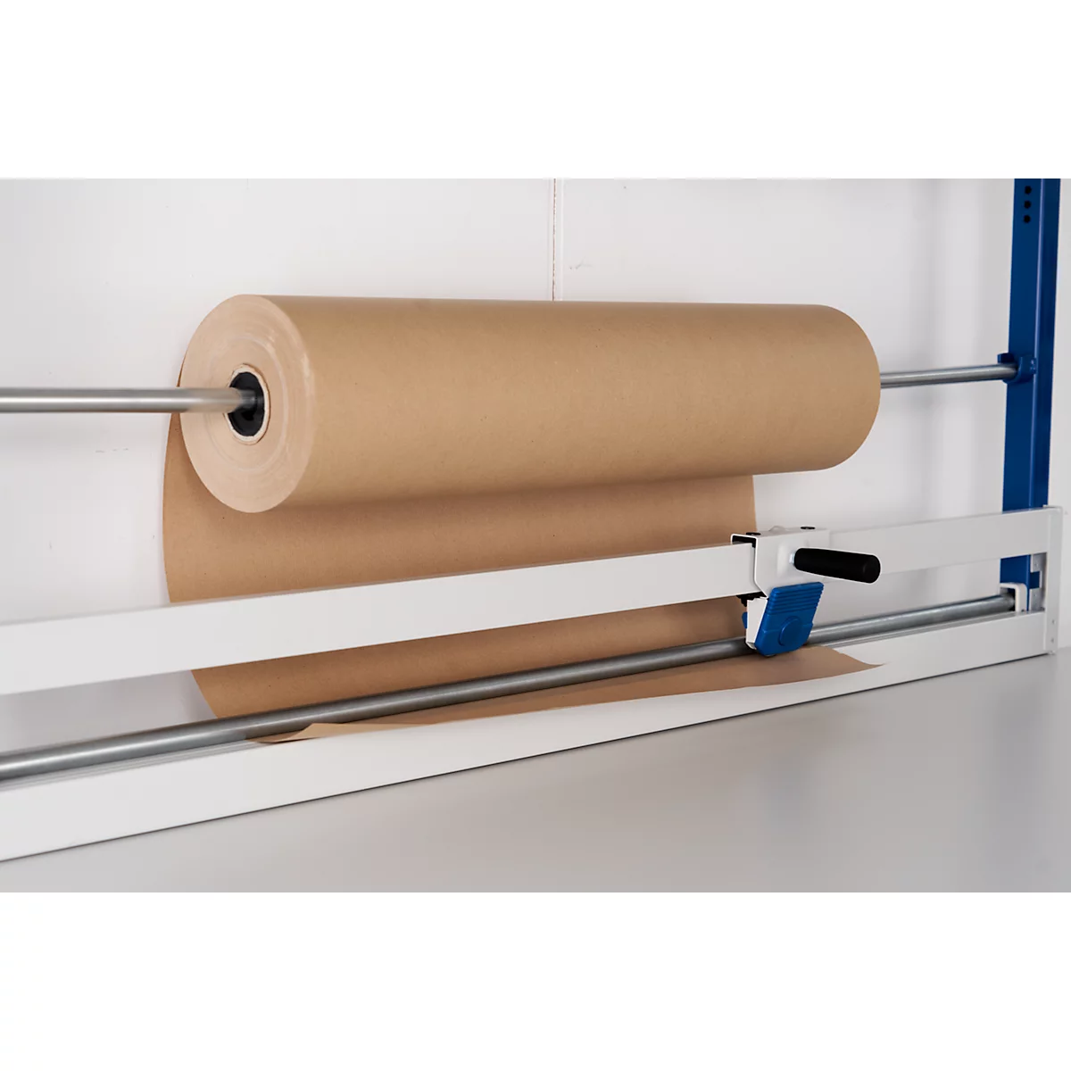 Rocholz Komplett-Packtisch I, inkl. Abrollvorrichtung und Schneidsystem, Arbeitsplatte B 2000 x T 800 mm, bis 100 kg