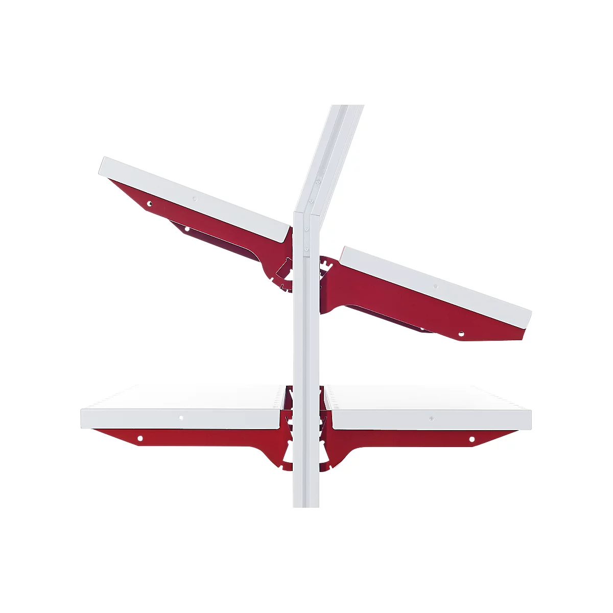 Rocholz Tablette Système Flex, type A, 1000 x 400 mm, avec bras de support