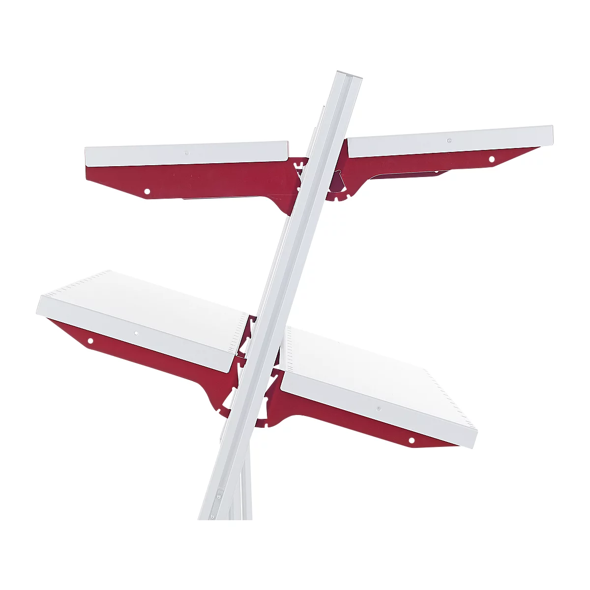 Rocholz Tablette Système Flex, type B, 1000 x 300 mm, avec bras de support