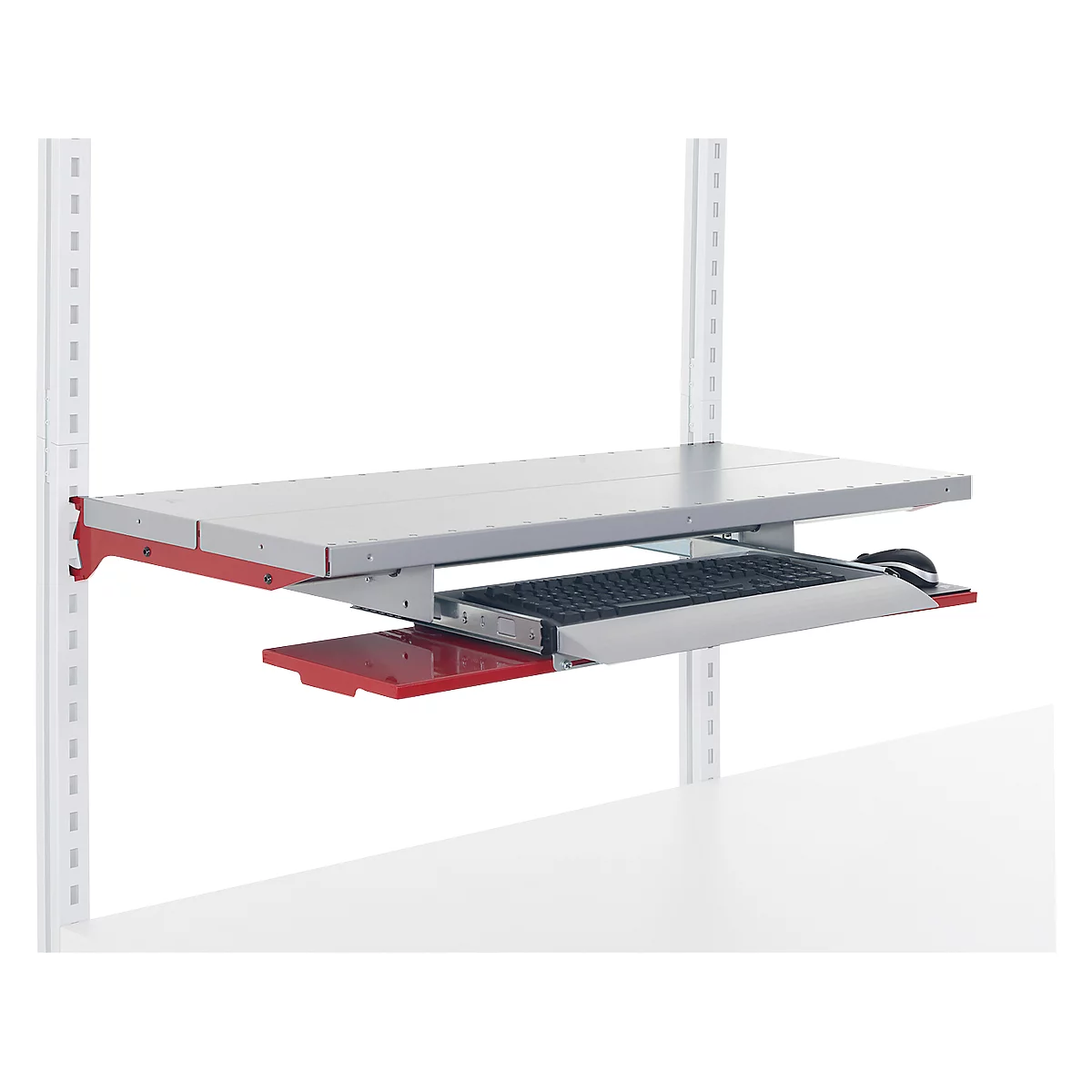 Rocholz toetsenbordlade met uittrekbaar muizenbakje System Flex, B 1000 mm