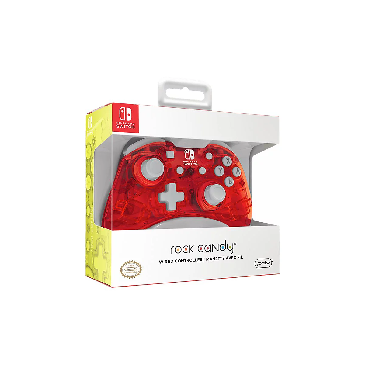Rock Candy - Game Pad - kabelgebunden - klar - für Nintendo Switch