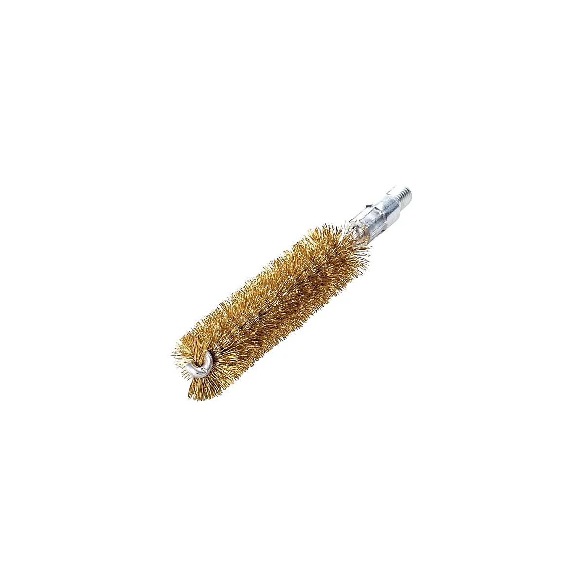 Rohrbürste L.115mm D.12mm Messingdraht gewellt Besatz-L.80mm LESSMANN