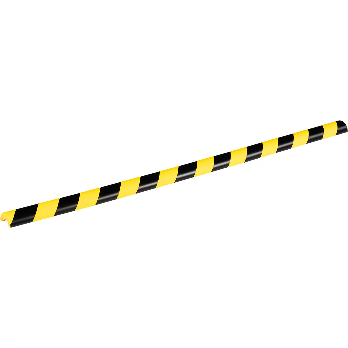 Rohrschutzprofil Durable P30, selbstklebend, für Innen- & Außenbereich, für Rohre mit ⌀ 20-40 mm, L 1000 mm, PU-Schaum, gelb/schwarz