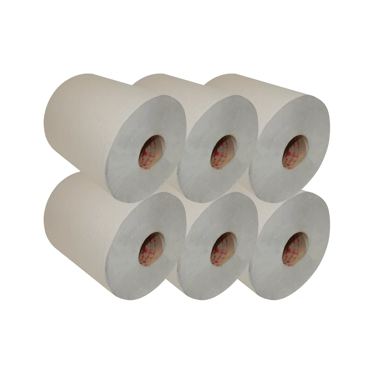 Rol handdoek van gerecycleerd papier, 1-laags, B 200 mm x L 280 m, 6 rollen