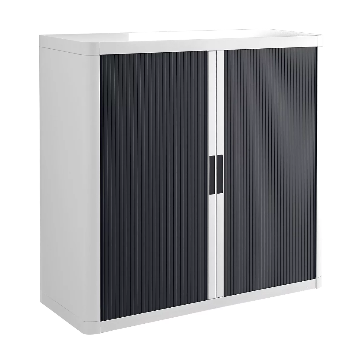 Roldeurkast - B 1100 x D 415 x H 1040 mm - wit/antraciet