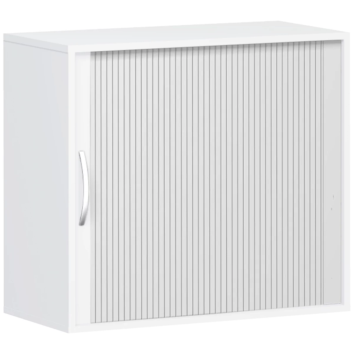 Roldeurkast PALENQUE, 2 ordnerhoogten, B 800 x D 400 x H 752 mm, wit
