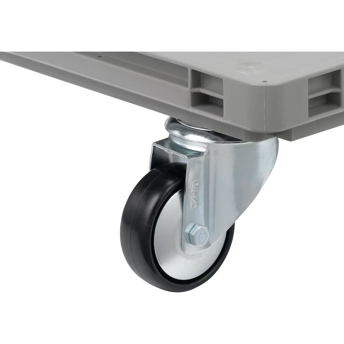 Roll-Fix, kunststof wielen, grijs, 600 x 400 x 125 mm