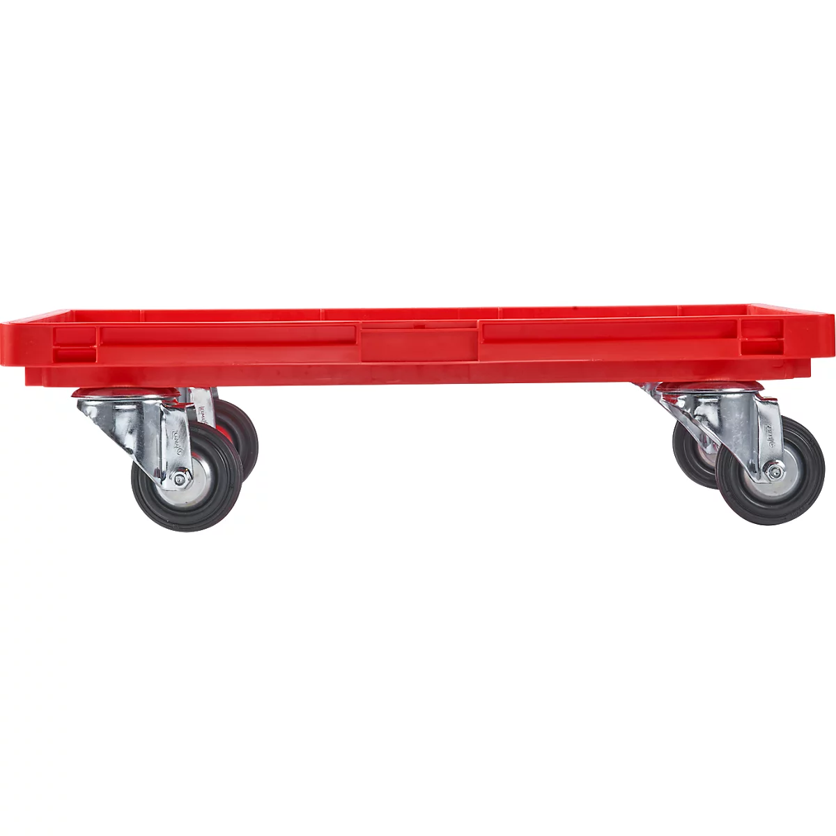 Roll-Fix, Vollgummi-Rollen, rot, 600 x 400 x 125 mm