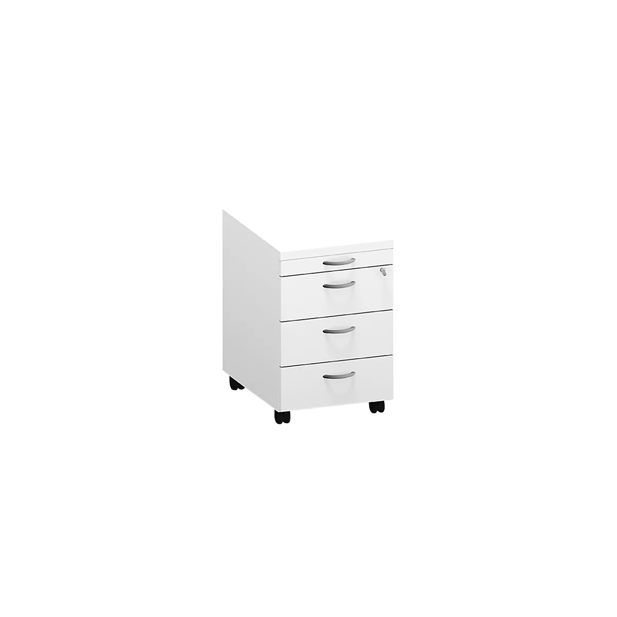 Rollcontainer ARLON-OFFICE, B 420 x T 560 x H 585 mm, weiß