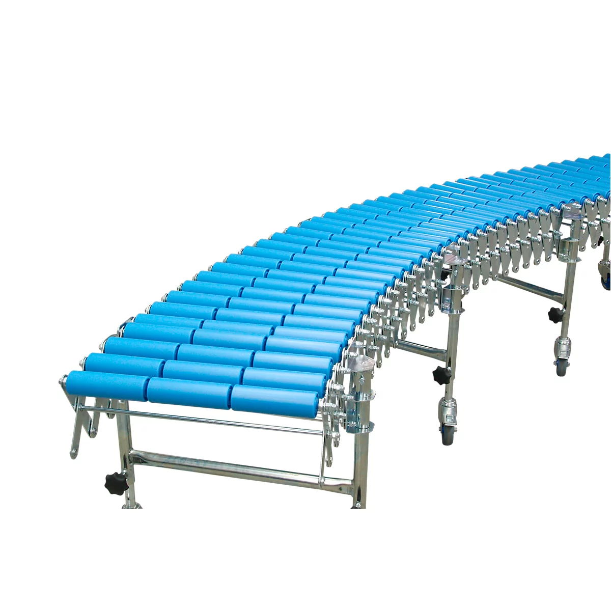 Rollenbahn drehbar, für Plattform 760x760 mm