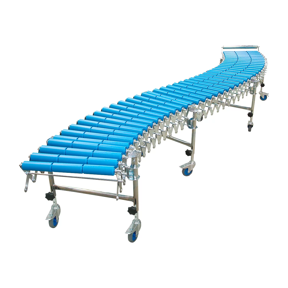 Rollenbahn drehbar, für Plattform 760x760 mm
