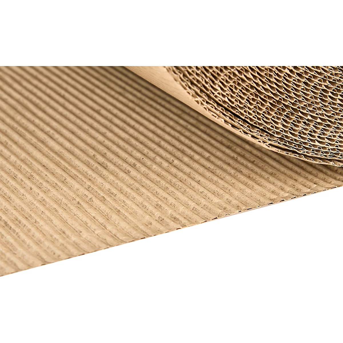Rollenwellpappe, L 70 m x B 1000 mm, 100 % Recycling-Wellpappe