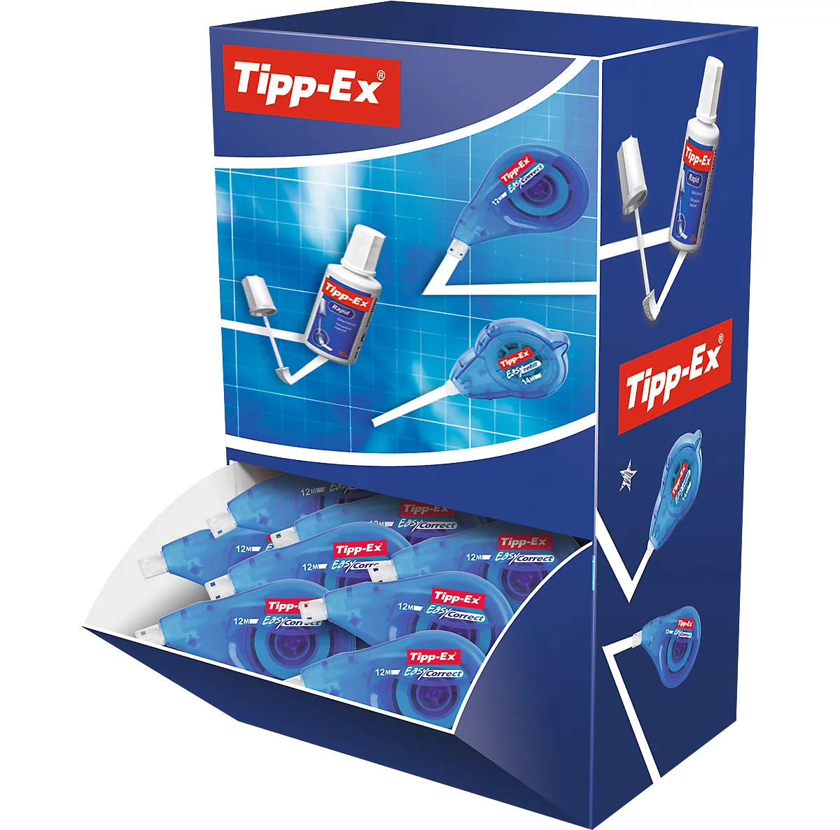Tipp-Ex, Souris, Roller correcteur, Blanc, Soft Grip, 4,2 mm x 10