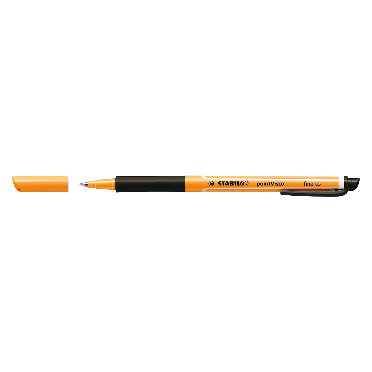 Roller PointVisco® STABILO®, noir, 10 p.