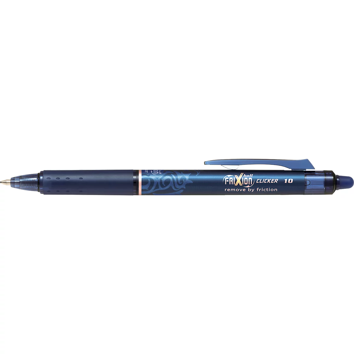 Rollerball FRIXION Clicker, looddiameter 1 mm, lijndikte 0,6 mm, zwart-blauw, 12 st.