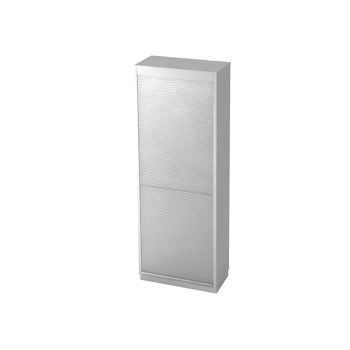 Rollladenschrank 5 OH, B 800 x T 420 mm, lichtgrau