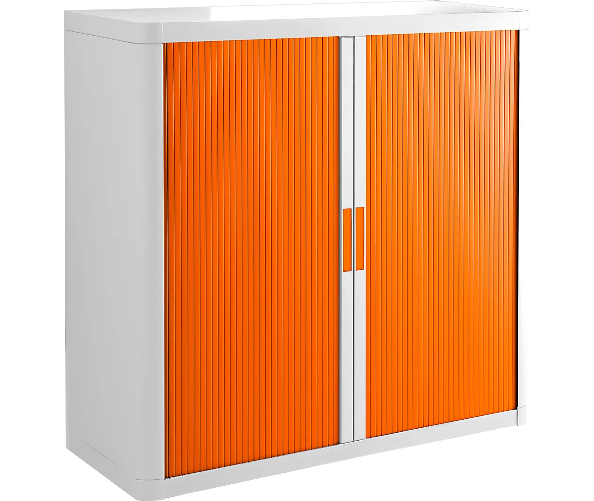 Rollladenschrank, H 1040 mm, weiß/orange