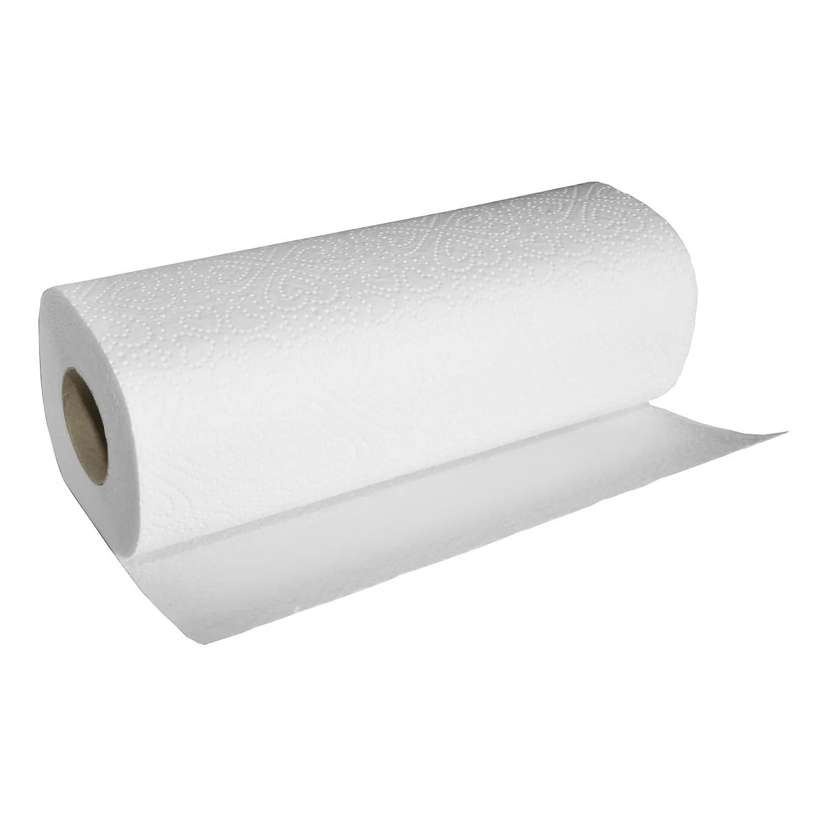 Rollo de cocina WIPEX, 3 capas, 256 x 224 mm, 8 x 4 rollos con 50 hojas cada uno, blanco brillante